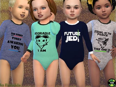 Toddler Star Wars Knitted Bodysuit By Pelineldis At Tsr Sims 4 Updates