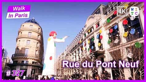 Rue Du Pont Neuf Paris France Youtube