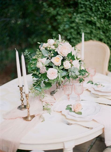 Wedding Reception Ideas Wow Your Guests Ethereal Blush Green Table