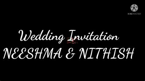 Wedding Invitation Youtube