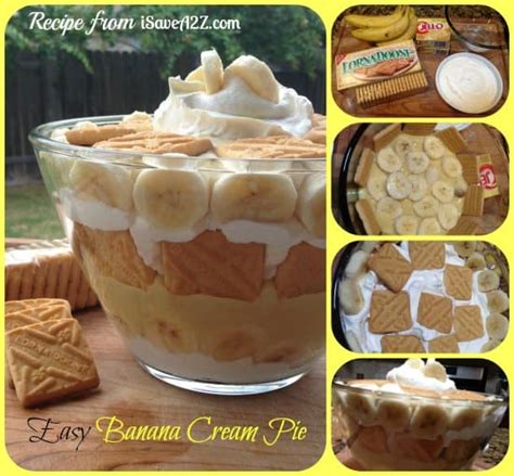 Easy Banana Cream Pie Recipe Made With Instant Pudding