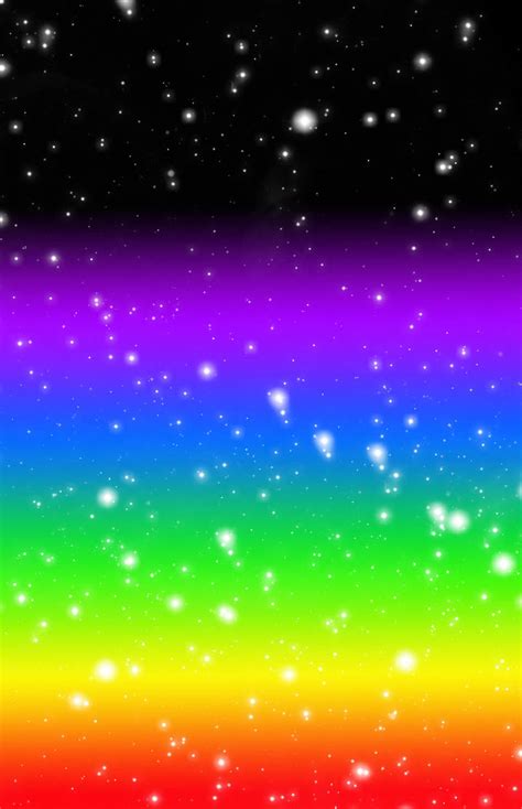 Rainbow Outer Space Background By Yuni Naoki On Deviantart