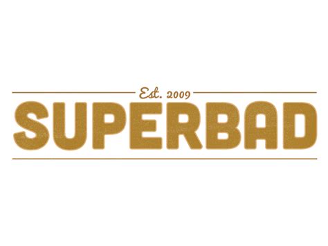 Logo Design Superbad By Jay B On Dribbble