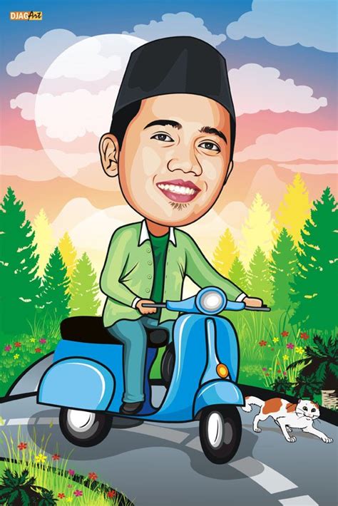  11+ Gambar Kartun Santri Zaman Now - Miki Kartun