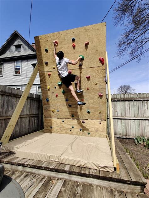 Backyard Woody Climbing Wall