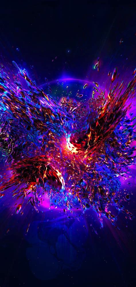 Abstract Explosion 720x1520 Mobile Wallpaper In 2021 Abstract
