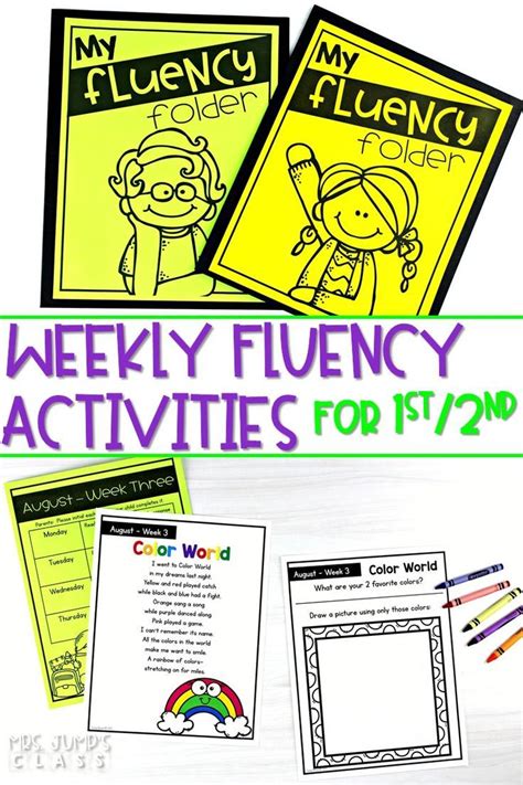 Improve Reading Fluency With These Daily Activities For 1st Or 2nd