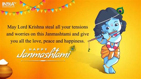 Happy Janmashtami 2021 Send Wishes Quotes Hd Images To Celebrate