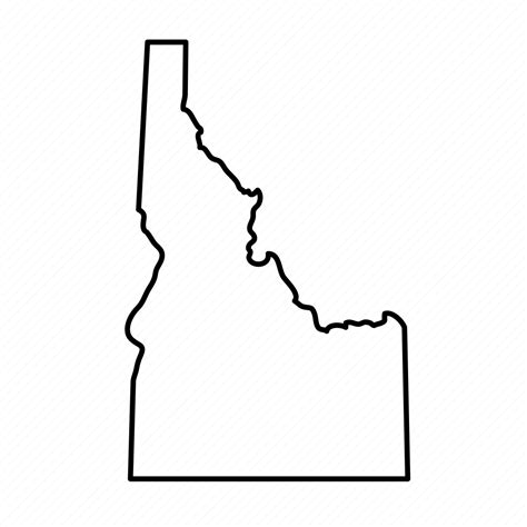 Geography Idaho Map State Usa Icon Download On Iconfinder
