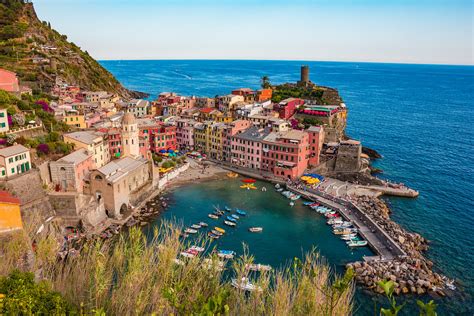 Beautiful Vernazza And The Sea Cinque Terre Italy Flickr