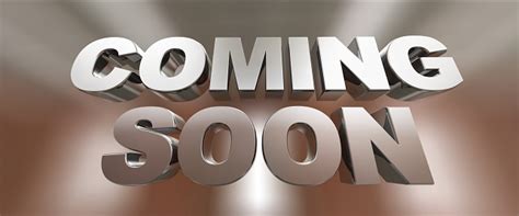 Coming Soon Message 3d Rendering Stock Photo - Download Image Now - iStock