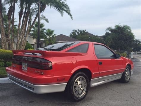 1989 Dodge Daytona Es Hatchback 2 Door 25l Florida Car No Reserve