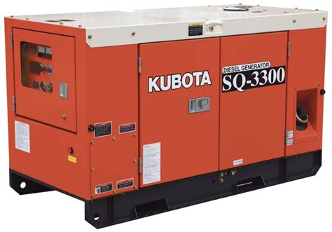 Kubota Diesel Generator Sq Series 125 Kva To 30 Kva 4 Pole Single