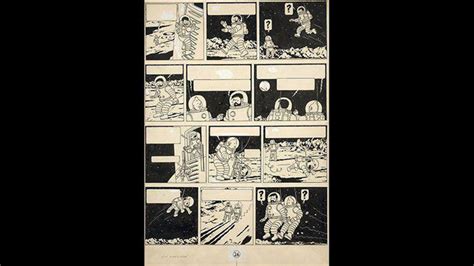 Record Auction Sale For Rare Tintin Drawing News Sports Jobs