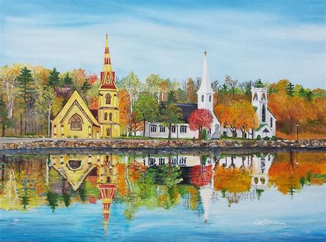 Mahone Bay Painting By Connie Rowsell Pixels