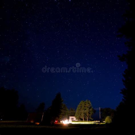Night Starry Sky Scene Stock Photo Image Of Beautiful 60127740