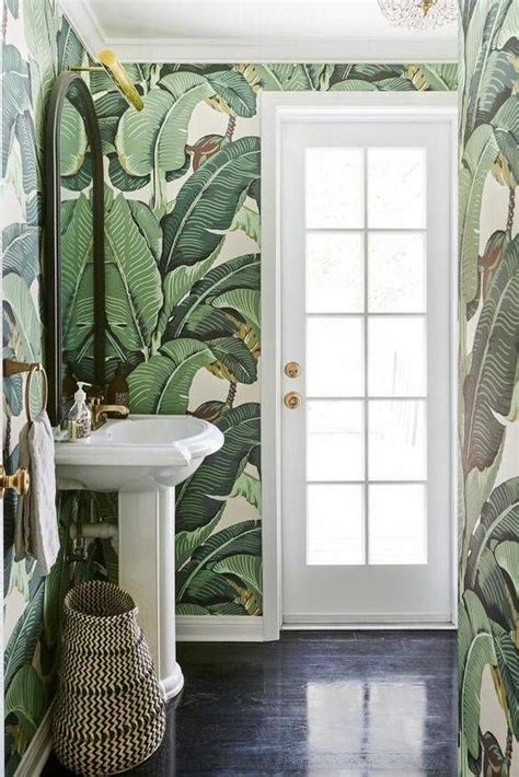 10 Reasons To Wallpaper Your Bathroom Decoholic Wallpaper Half Bath