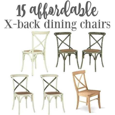 Wonderful high back cantilever chairs b45 by tecta, 1981 in dark brown wickerwork and detachable brown leather seating. Friday's Finds: Affordable X-back Cafe Style Dining Chairs ...