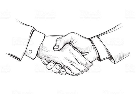 Handshake Coloring Pages