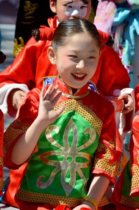 Unidentified Children Participating A The Chinese Culture Week