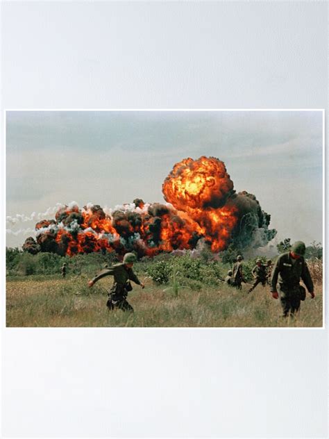 Vietnam War Napalm Bombing Run Poster By Thedreadfulzero Redbubble