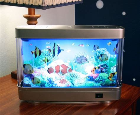 Aquarium Lamp With Fish Ocean In Motion Revolving Aquatic Scene