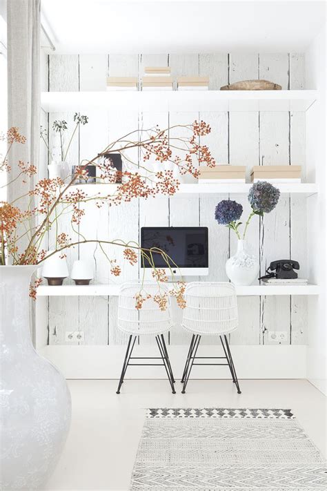 designing  home office  professional white accent homesfeed