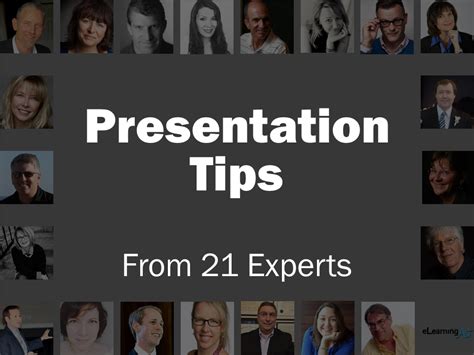 Presentation Tips From 21 Experts Elearningart