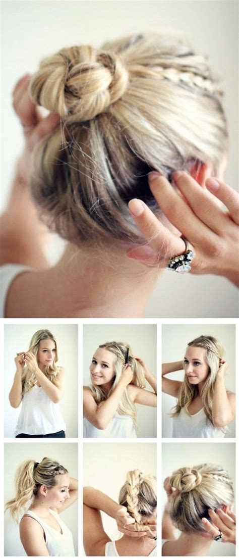 40 Easy Peasy Bun Hairstyle Tutorials For Two X Chromosomes