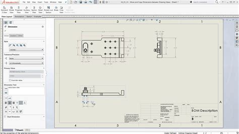 Solidworks Drawings With Dimensions