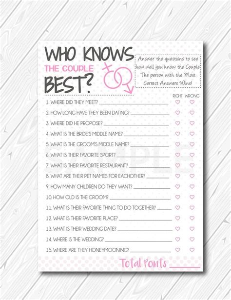 Who Knows The Couple Best Free Printable Printable Word Searches