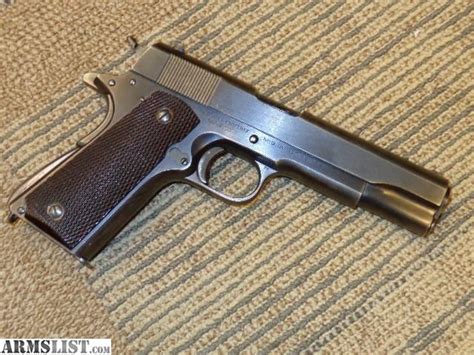 Armslist For Sale 1941 Colt M1911a1 Blued Rs Prod 1911 45 Acp Pistol