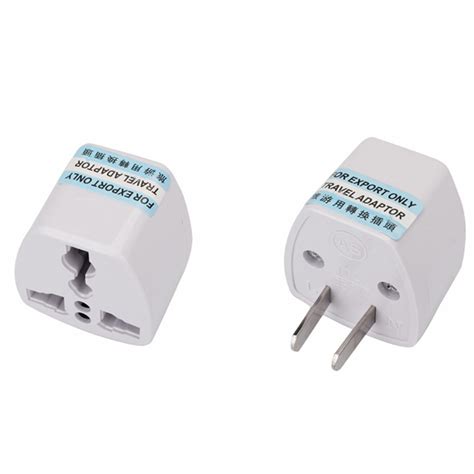 Instantly converts eu 2 pin plug into 3 pin ire/uk type. US CHN to Universal plug adapter 2 pins flat pin | Alexnld.com