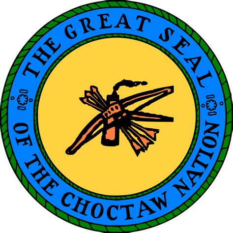 Choctaw Nation Of Oklahoma Logo Choctaw Seal Clipart Large Size Png