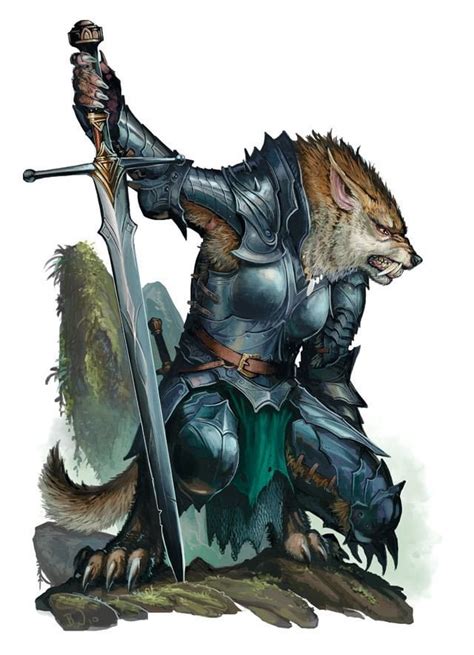 Dandd Werewolf Warrior Wizards Coast Rfemalewerewolves
