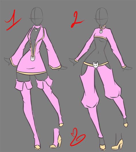 Oc Clothes Design By Rika Dono Clothing Design Sketches Drawing
