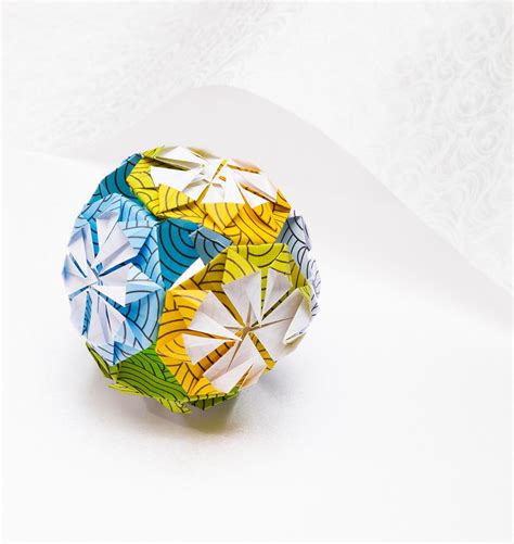 Kemari Origami Ball · Extract From Origami For Mindfulness By Mari Ono