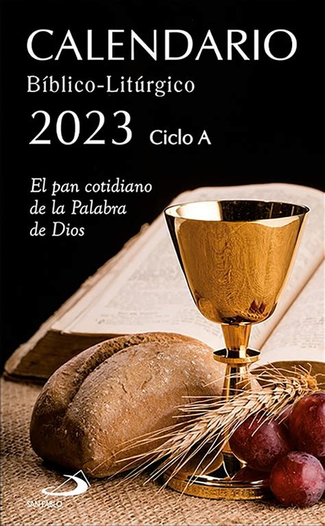 Calendario Bíblico Litúrgico 2023 Ciclo A Librería Cecadi