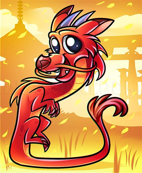 Drawing A Baby Chinese Dragon Step By Step Drawing Guide