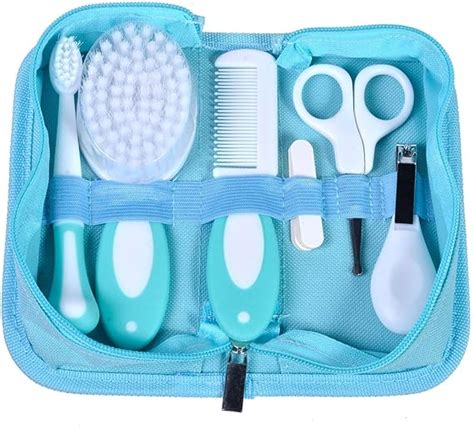 Baby Boy Grooming Set Blue Includes Case Keeps