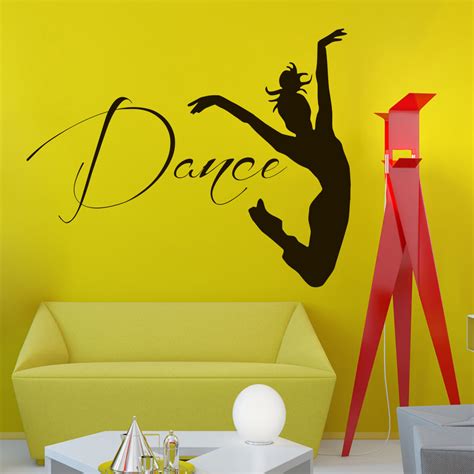 Wall Vinyl Decals Dancer Decal Home Dance Studio Decor Mural Sticker In