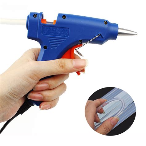 20w Electric Heating Hot Melt Glue Gun 7mm Adhesive Stick Repair Tool