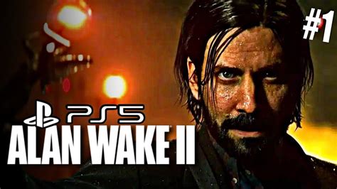 Finalmente Alan Wake 2 O Início Da Gameplay No Playstation 5 4k 60fps