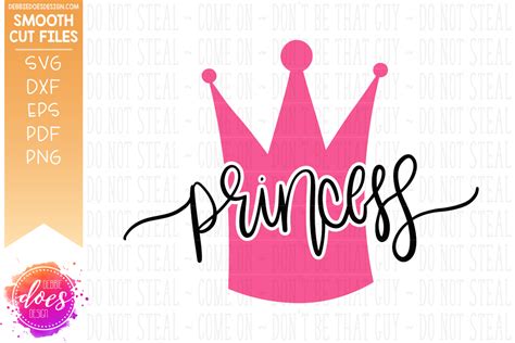 Princess Crown Svg File Debbie Does Design