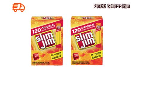 Slim Jim Original 120 Ctpack Of 2 Ebay
