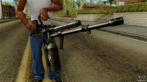 Original Hd Flame Thrower For Gta San Andreas