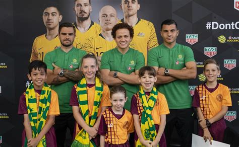 gallery caltex socceroos in good spirits in brisbane socceroos