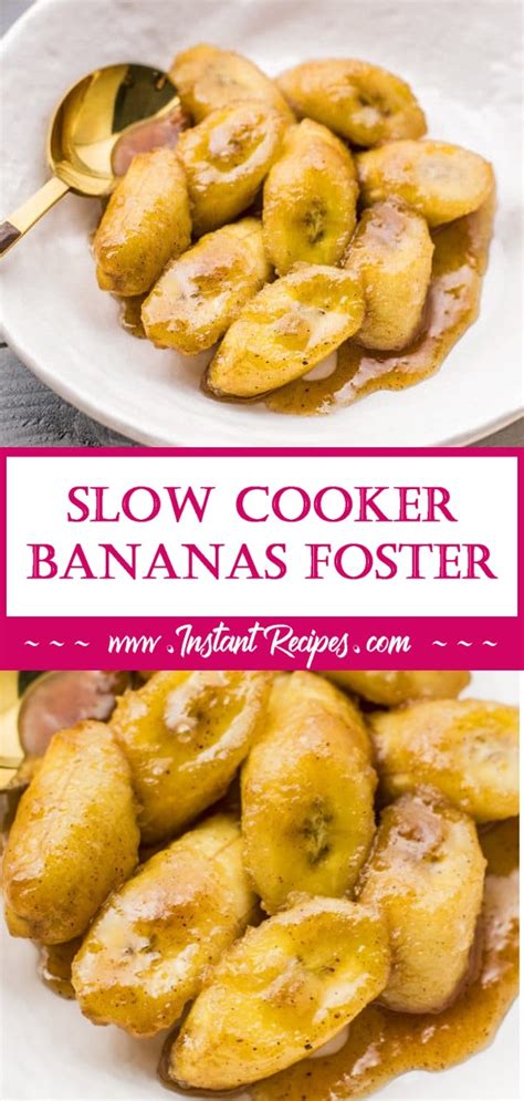 Slow Cooker Bananas Foster Recipe Fantasy