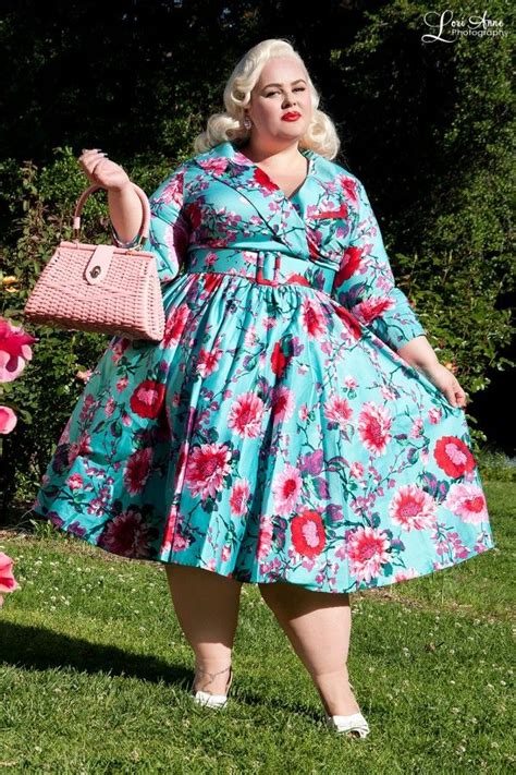 Pinup Couture Birdie Dress With Three Quarter Sleeves In Turquoise