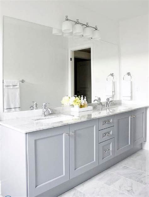 Give a white bathroom a hint of colour with clever bathroom lighting ideas. 37 light gray bathroom floor tile ideas and pictures 2020